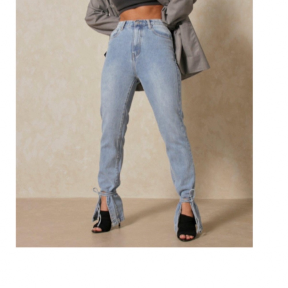 Ankle Tie Jeans